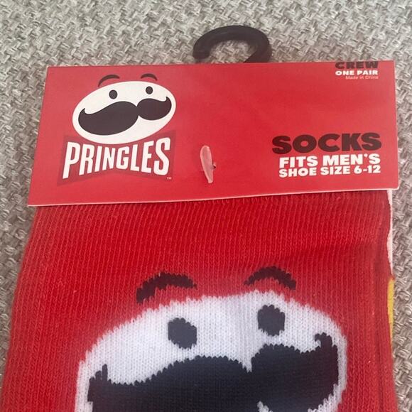 Pringles Potato Crisps Novelty Crew Socks - Picture 5 of 6